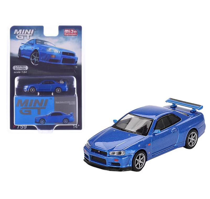 ミニカー MINI GT 1/64 GT-R MINI GT 1/64 GT-R GT500 Super GT Series 2021 R3. Carro vencedor